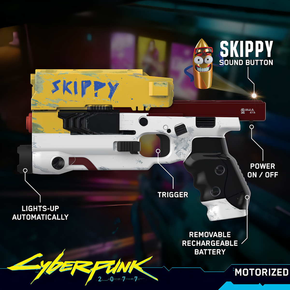 《電馭叛客 2077》SKIPPY 智慧手槍功能性複製品